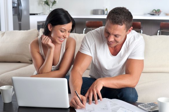 You, too, could be as happy as the couple in this stock image if you just stick to your budget! 