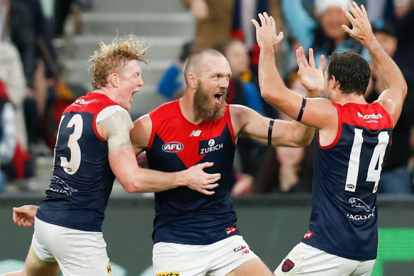 Clayton Oliver, Max Gawn, Michael Hibberd and their Demons brethren stormed to a convincing win over Hawthorn.