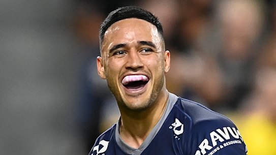 Valentine Holmes will return to PointsBet Stadium for the first time as a Cowboy.