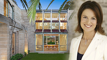 Ann Sanders 'downsized' to an  $11.5 million architectural delight.