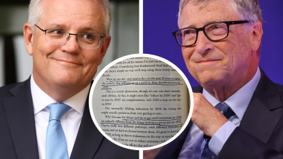 The billionaire, the book and the PM: How Bill Gates convinced Scott Morrison on net zero