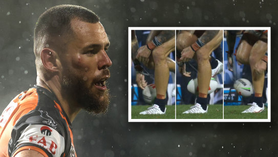 David Klemmer’s tape getting stuck.