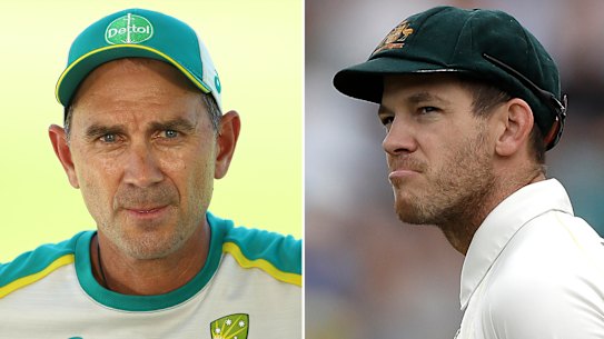 Justin Langer, Tim Paine.