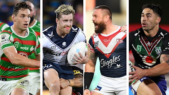 Cameron Murray, Cameron Munster, Jared Waerea-Hargreaves and Shaun Johnson.