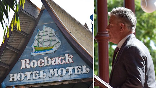 Ex-Roebuck Hotel manager Stewart Burchell is on trial in Broome facing sex assault charges. Picture: WAtoday