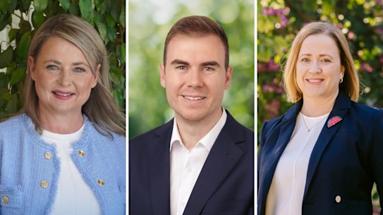 The LNP’s Fiona Hammond, Labor’s Luke Richmond, and Greens’ Jess Lane are among a field of nine contesting the Stafford byelection.