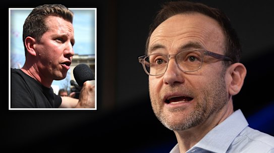 Greens leader Adam Bandt says MP Max Chandler-Mather (insight) was simply addressing rank-and-file members at the CFMEU protest in Brisbane.