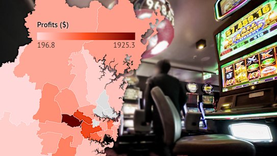 Profits from gaming machines at clubs and pubs in NSW hit a record $3.8 billion in the first half of 2022.