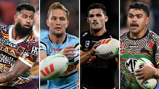 Payne Haas, Matt Moylan, Nathan Cleary, Latrell Mitchell.