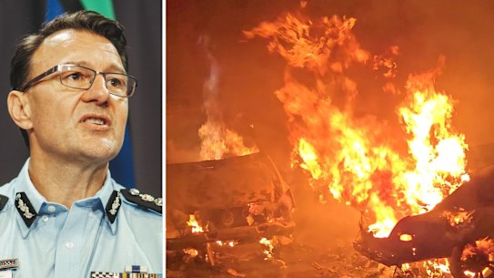 AFP comissioner Reece Kershaw says federal police believe overseas actors are paying local criminals to carry out violent antisemitic acts in Sydney and Melbourne.