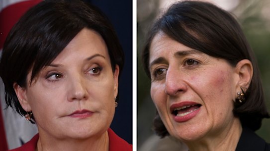 Jodi McKay and Gladys Berejiklian composite.