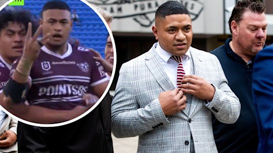 Compo image Manase Fainu and Haumole Olakau’atu