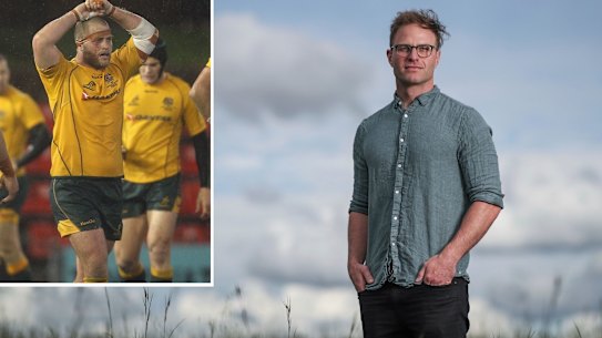 Ex-Wallaby Dan Palmer.