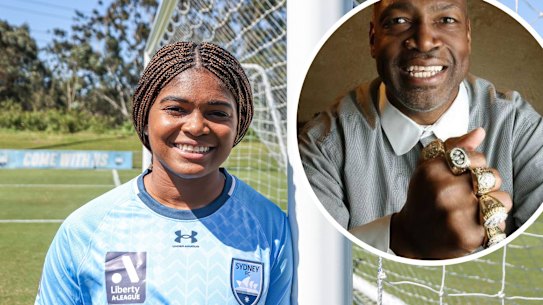 Sydney FC striker Madison Haley composite pic