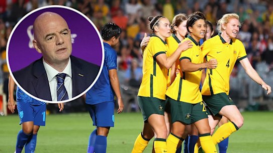 FIFA president Gianni Infantino wants Australia’s first Women’s World Cup match moved to Accor Stadium - and it appears he’ll get his way.