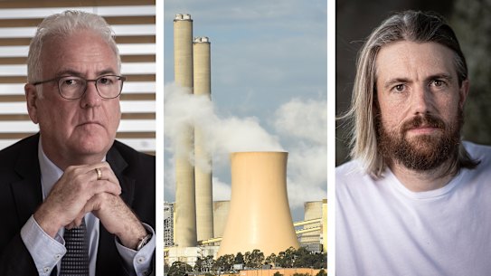 AGL chief executive Graeme Hunt, Atlassian founder Mike Cannon-Brookes