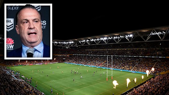 Peter V’landys, Suncorp Stadium.