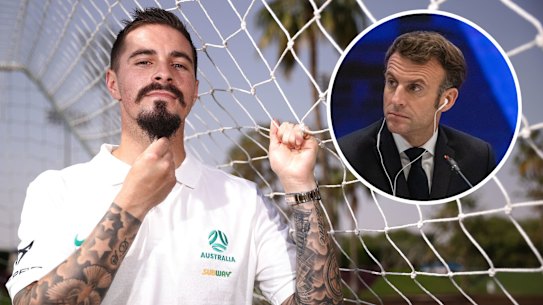 As Emmanuel Macron continues to criticise Australia’s AUKUS submarines deal, Jamie Maclaren says subs are one of the Socceroos’ greatest strengths.