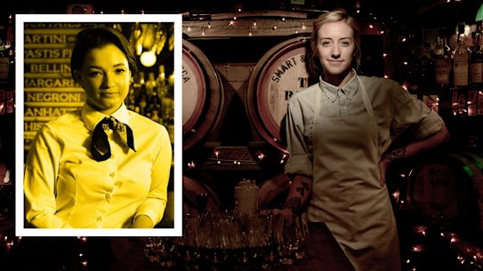 Main: Rachelle “Rocky’ Hair”. Inset: Jenna Hemsworth.