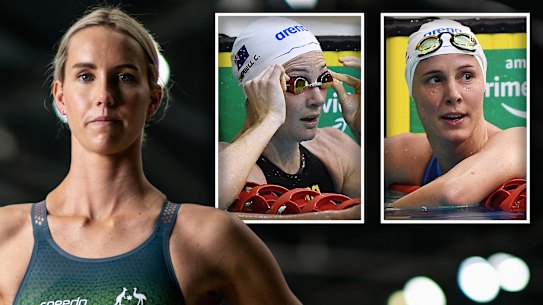 Emma McKeon, Cate Campbell and Bronte Campbell.