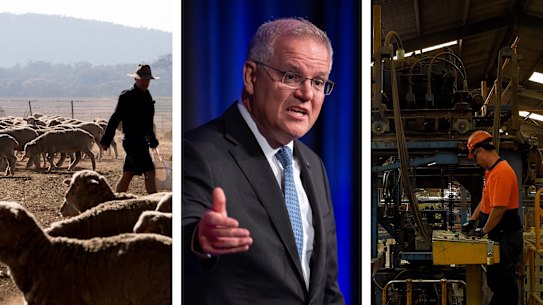 Prime Minister Scott Morrison has named farming and manufacturing have been named as key sectors in the federal government’s push to achieve net zero carbon emissions.