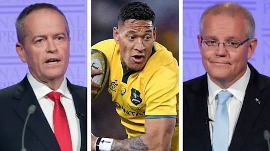 Christian leaders have written to Prime Minister Scott Morrison and Opposition Leader Bill Shorten to demand they protect religious beliefs as the future of controversial rugby star Israel Folau fuels debate over freedom of speech as an election issue. 