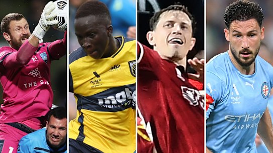 Andrew Redmayne (Sydney), Garang Kuol (Central Coast), Craig Goodwin (Adelaide) and Matt Leckie (Melbourne City) will all play for their clubs this weekend.