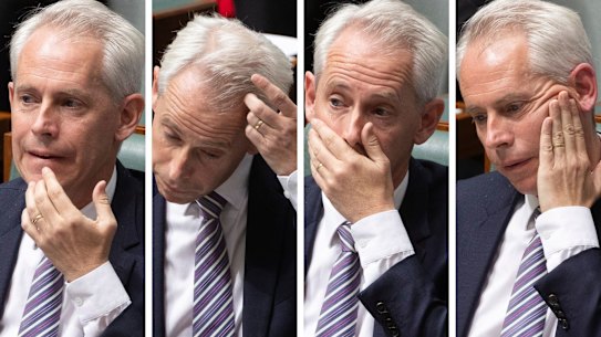 Under pressure: Immigration Minister Andrew Giles. 