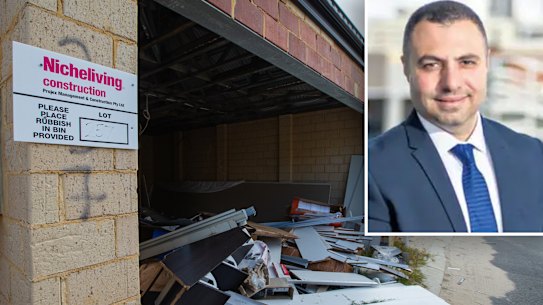 Nicheliving index picture, inset: Nicheliving managing director Ronnie Michel-Elhaj. Picture: Ross Swanborough/Supplied