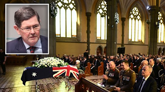 Kevin Andrews’ funeral.