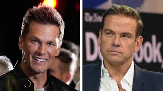 Tom Brady would make an impressive plus-one for Lachlan Murdoch at the NRL’s double-header in Las Vegas.