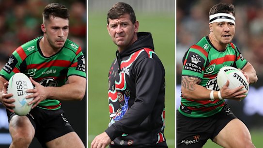 South Sydney composite - Lachie Ilias, Jason Demetriou, Kodi Nikorima