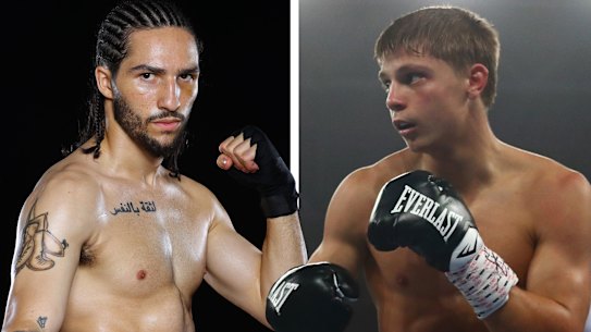 Nico Ali Walsh and Nikita Tszyu.