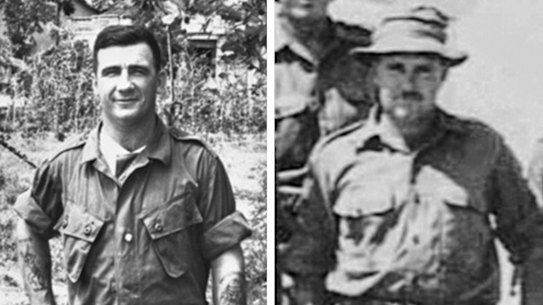 Kevin “Dasher” Wheatley and his mate, Ron “Butch” Swanton, died together in Vietnam in 1965. They will be honoured posthumously with the Medal for Gallantry.
