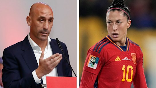 Spanish player Jenni Hermoso says ‘in no moment’ was kiss with Luis Rubiales consensual.