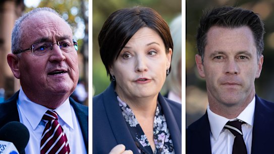 Walt Secord, Jodi McKay, Chris Minns