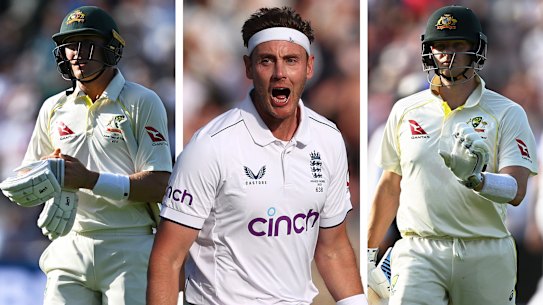 Stuart Broad dismissed the World’s two best batsmen, Steve Smith and Marnus Labuschagne, cheaply.