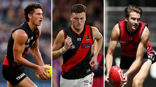 Archie Perkins, Nik Cox and Zach Reid.