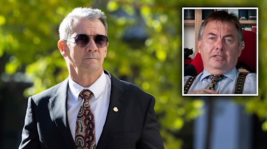 Former top ACT prosecutor Shane Drumgold and Walter Sofronoff KC.