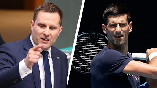 Alex Hawke, the man who holds Novak Djokovic’s hopes of winning a 10th Australian Open.