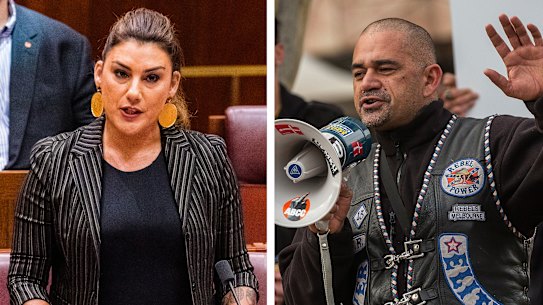 Lidia Thorpe says she is ‘still friends’ with ex-bikie boss Dean Martin