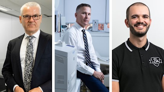 Professionals in Sydney's CBD are feeling the pinch of high rents and some face the risk of closure because of the loss of foot traffic from office workers staying at home.