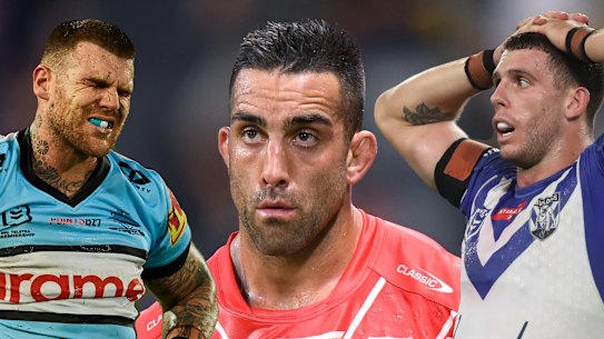 Josh Dugan, Paul Vaughan and Adam Elliott. 