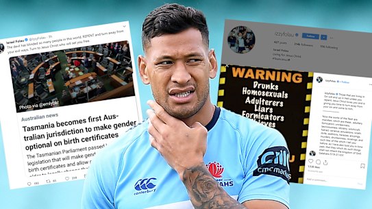 Israel Folau social media posts