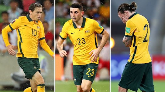 Craig Goodwin, Tom Rogic, Jackson Irvine