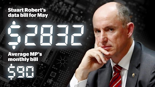 Assistant treasurer bills taxpayers $2000 a month for data at home