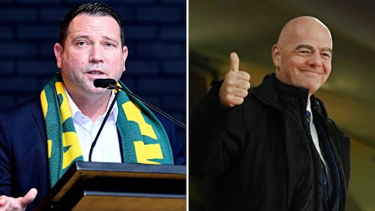 composite james johnson, gianni infantino