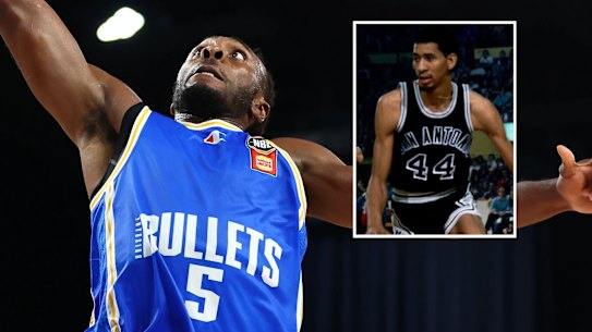 Brisbane Bullets George Gervin composite