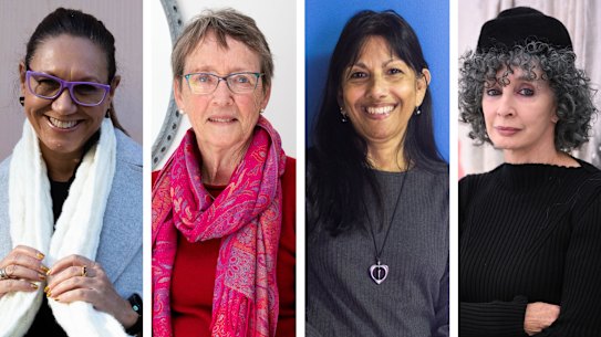 Dr Anita Heiss, Carolyn Stedman, Professor Cheryl Dissanayake, Anna Schwartz