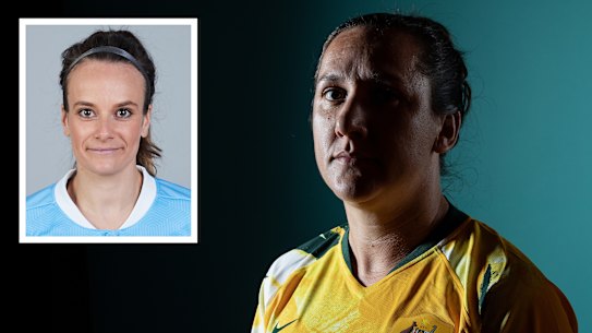 Main: Lisa Di Vanna. Inset: Tyla-jay Vlajnic